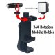 360 Degree Mobile Holder With Cold Shoe Mount in Bangladesh